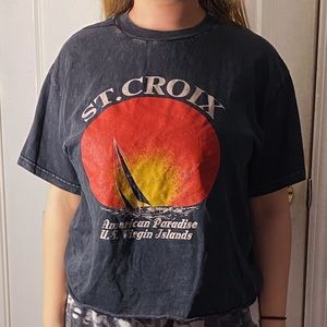 brandy melville cropped tshirt